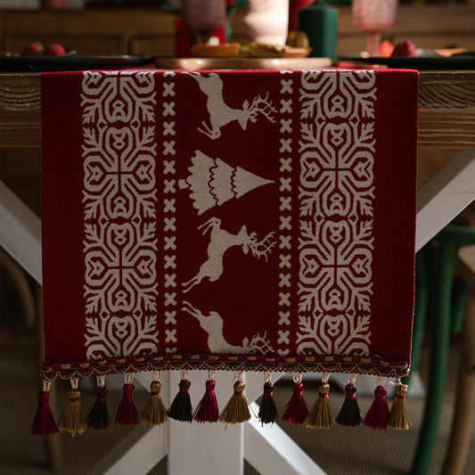 Christmas Table Runner - Christmas Tablecloth - Christmas Table Decoration - Christmas Decoration - Table V1189-WXF-260203-00290