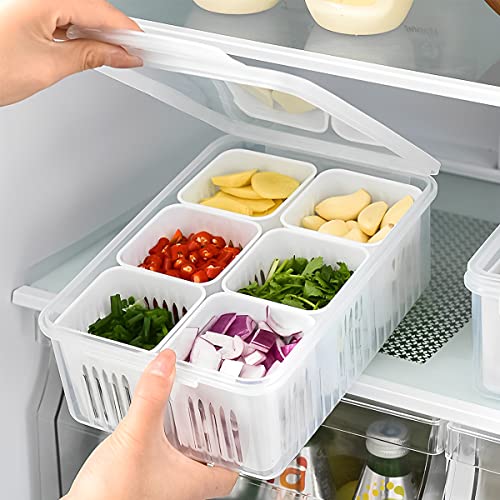 Storage box - Storage box with lid - Organizer - Food storage containers - Refrigerator organizer - Pallet - V1189-WXF-260203-00320