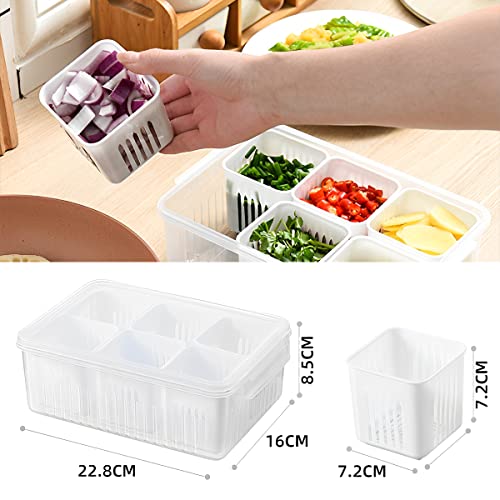 Storage box - Storage box with lid - Organizer - Food storage containers - Refrigerator organizer - Pallet - V1189-WXF-260203-00320