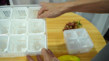 Storage box - Storage box with lid - Organizer - Food storage containers - Fridge organizer - Pallet - V1189-WXF-260203-00321
