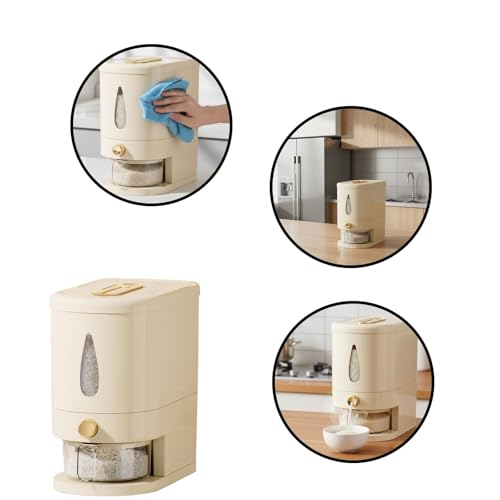 Rice container - Organizer - Storage box - Rice bin - Rice storage - Grain storage - Storage cabinet - Rice V1189-WXF-260203-00322
