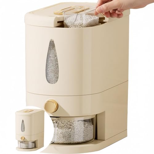 Rice container - Organizer - Storage box - Rice bin - Rice storage - Grain storage - Storage cabinet - Rice V1189-WXF-260203-00322