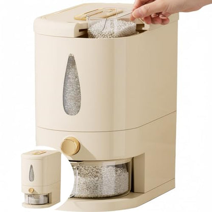 Rice container - Organizer - Storage box - Rice bin - Rice storage - Grain storage - Storage cabinet - Rice V1189-WXF-260203-00322