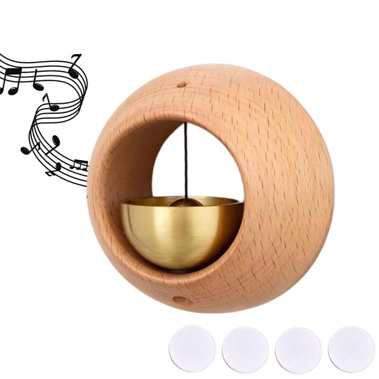 Doorbell - Wireless Doorbell - Wooden Doorbell - Magnetic Wall Sticker - Vintage Wooden Doorbell - Vintage - V1189-WXF-260203-00328