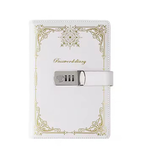 Diary - Journal - diary with lock - password book - Notebook - notebook A5 - diary for adults - books - Retro V1189-WXF-260203-00353