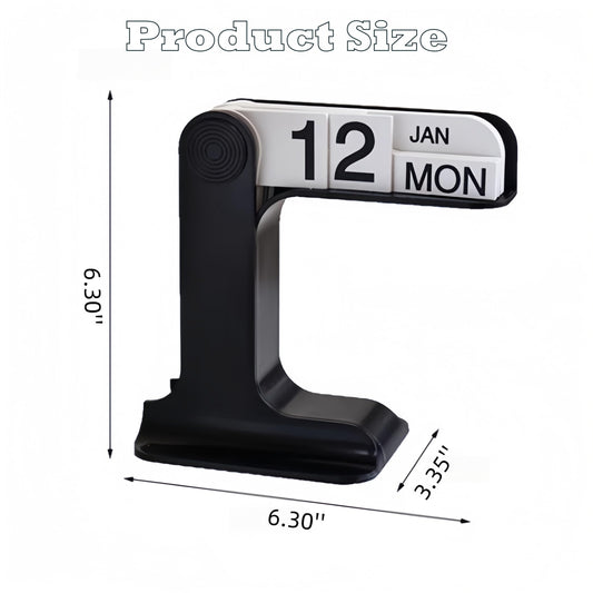 Perpetual Calendar - Desk Calendar - Desk Accessories - Calendar - Retro Gadgets - Home Decor - Office V1189-WXF-260203-00368