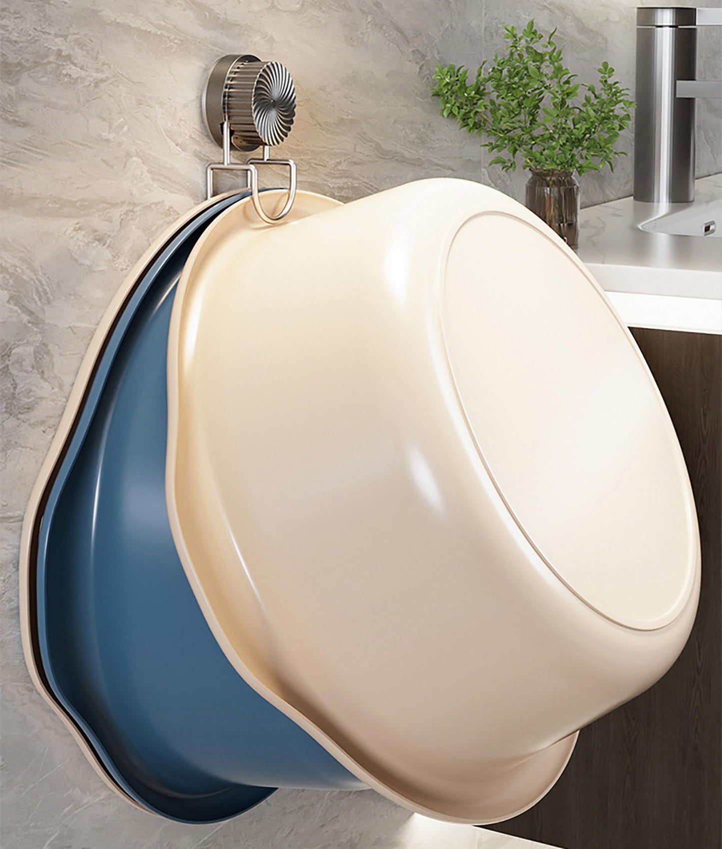 Bathroom Hooks - Towel Hook - Bathroom Accessories - Suction Cup Hooks - Sponge Holder - Kitchen Accessories V1189-WXF-260203-00371