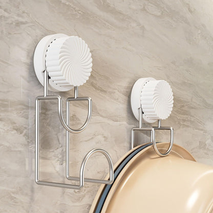 Bathroom Hooks - Towel Hook - Bathroom Accessories - Suction Cup Hooks - Sponge Holder - Kitchen Accessories V1189-WXF-260203-00371