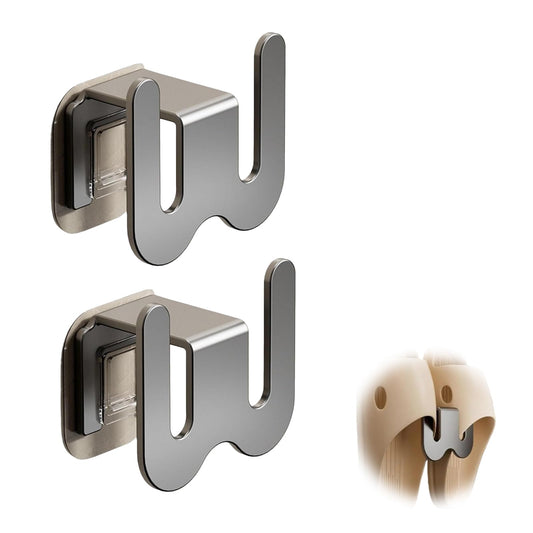 Shoe Rack - Slippers Holder - Bathroom Accessories - Shoe Storage - Wall Hook - Self-Adhesive - Shoe Hanging V1189-WXF-260203-00373