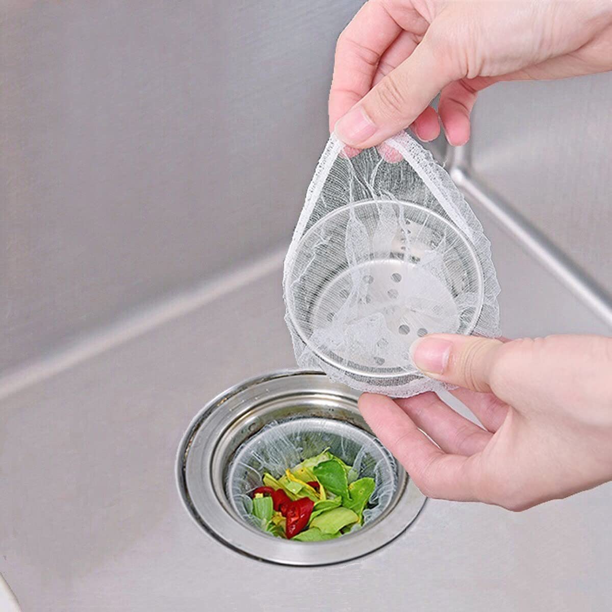 Sink Filter Bags - Sink Strainer - Sink Filter - Disposables - Sink Organizer - Anti-Clogging - Kitchen V1189-WXF-260203-00374