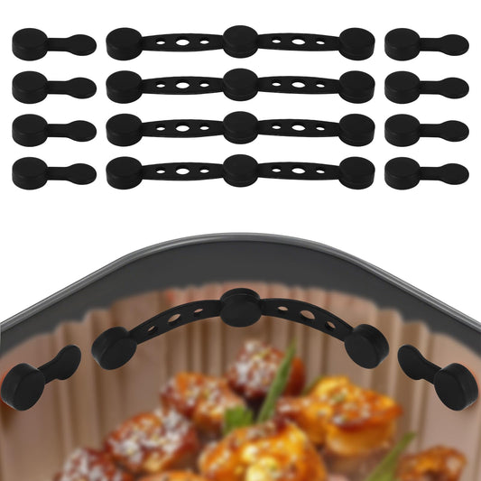 Airfryer Accessories - Magnetic Clips - Baking Paper Holder - Airfryer Weights - Hot Air Fryer Accessories - V1189-WXF-260203-00375