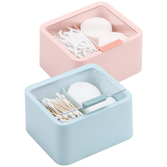 Cotton swab holder - Cotton pad holder - Bathroom organizer - Makeup organizer - Jewelry box - Storage box V1189-WXF-260203-00384