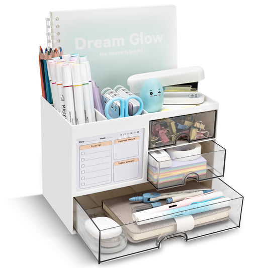 Desk organizer - Pen tray - Desk accessories - Drawer cabinet - School supplies - Office supplies - Storage V1189-WXF-260203-00385