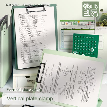 Clipboard A4 - Writing Folder - Foldable Clipboard - Desk Accessories - Morandi Colors - Office Supplies - V1189-WXF-260203-00401