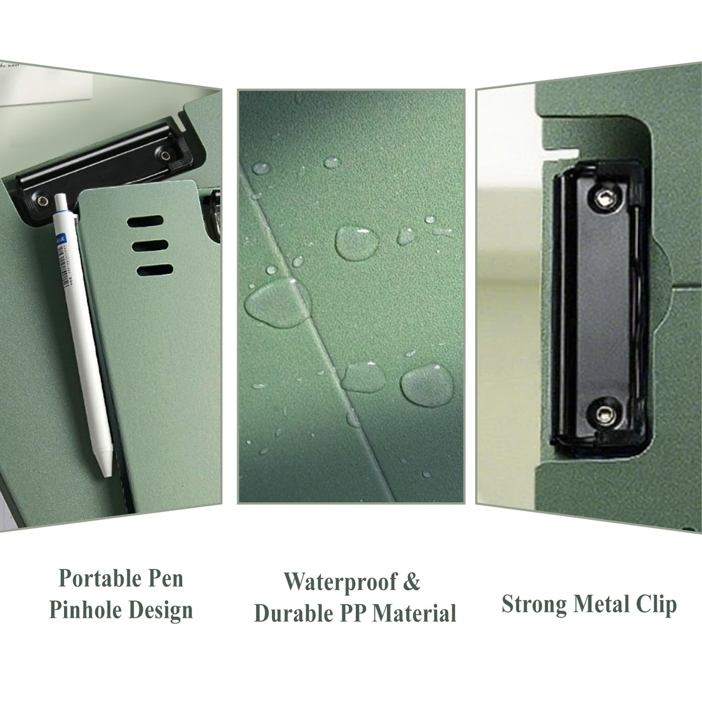 Clipboard A4 - Writing Folder - Foldable Clipboard - Desk Accessories - Morandi Colors - Office Supplies - V1189-WXF-260203-00401