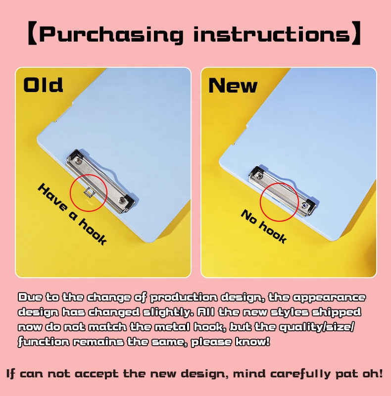 Clipboard A4 - Writing Folder - Foldable Clipboard - Office Accessories - Office Supplies - Nursing - V1189-WXF-260203-00402
