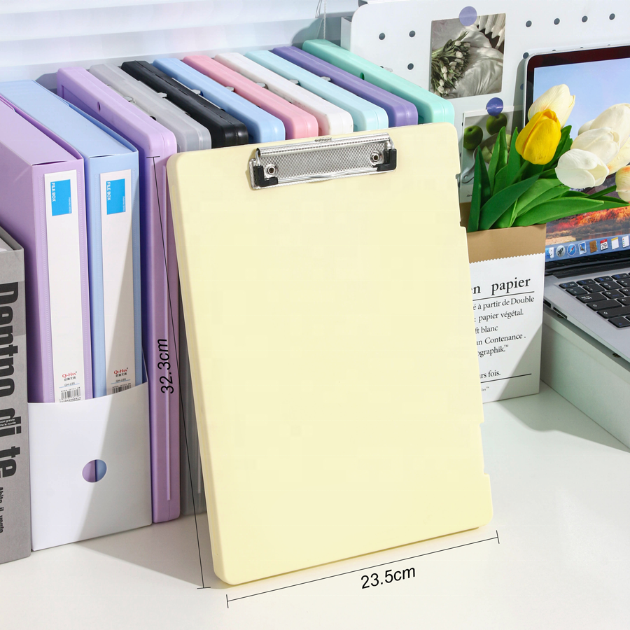 Clipboard A4 - Writing Folder - Foldable Clipboard - Office Accessories - Office Supplies - Nursing - V1189-WXF-260203-00402
