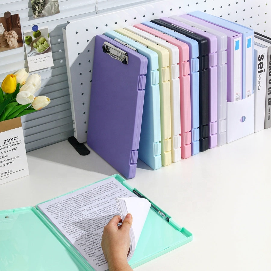 Clipboard A4 - Writing Folder - Foldable Clipboard - Office Accessories - Office Supplies - Nursing - V1189-WXF-260203-00402