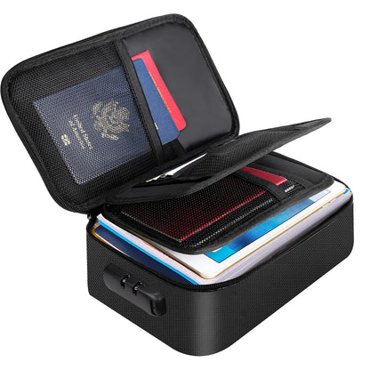 Document Organizer - Storage Bag with Combination Lock - Travel Folder - Documents - Passport Holder - Office V1189-WXF-260203-00403