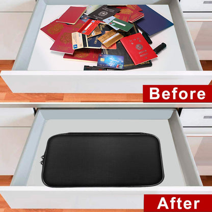 Document Organizer - Storage Bag with Combination Lock - Travel Folder - Documents - Passport Holder - Office V1189-WXF-260203-00403