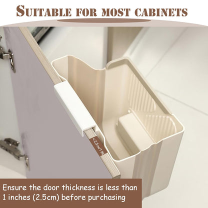 Hanging Waste Bin - Foldable Waste Bin - Kitchen Accessories - Organic Waste Bin - Countertop Waste Bin - V1189-WXF-260203-00404