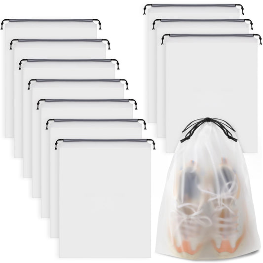 Shoe Bags - Travel Organizer - Shoe Storage - Suitcase Organizers - Transparent - Water-Repellent - Dust-Free V1189-WXF-260203-00412