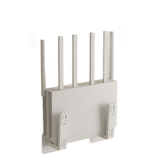 Router Mount Wall - Modem Bracket Without Drilling - WiFi Booster Mounting - Universal Wall Mount - Cable V1189-WXF-260203-00415