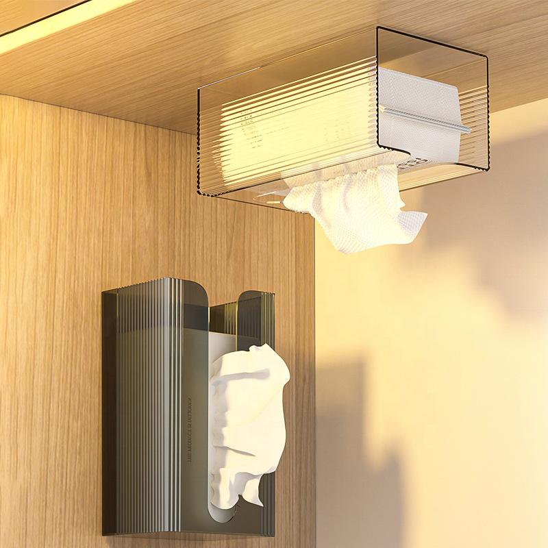 Tissue Box - Tissue Box - Tissue Holder - Tissue Box - Wall Mounted - No Drilling - Self-Adhesive - Bathroom V1189-WXF-260203-00418