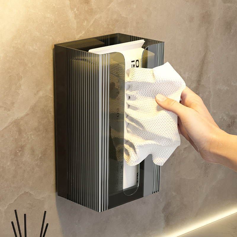 Tissue Box - Tissue Box - Tissue Holder - Tissue Box - Wall Mounted - No Drilling - Self-Adhesive - Bathroom V1189-WXF-260203-00418