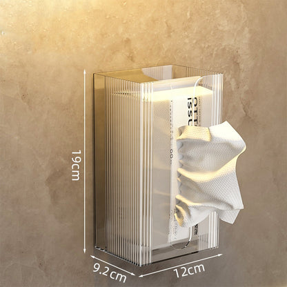 Tissue Box - Tissue Box - Tissue Holder - Tissue Box - Wall Mounted - No Drilling - Self-Adhesive - Bathroom V1189-WXF-260203-00418