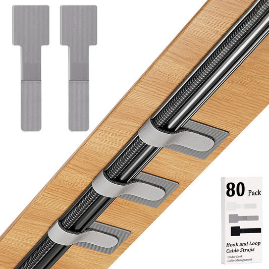 Cable Clips - Cable Management - Cable Organizer - Cable Holder - Self-Adhesive - Velcro - Cable Ties - Cord V1189-WXF-260203-00419
