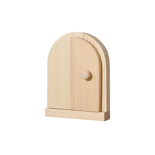 Elf Door - Tooth Fairy Door - Gnome Door Wood - Wall Decoration - Wall Decoration - Miniature - DIY Crafts - V1189-WXF-260203-00421