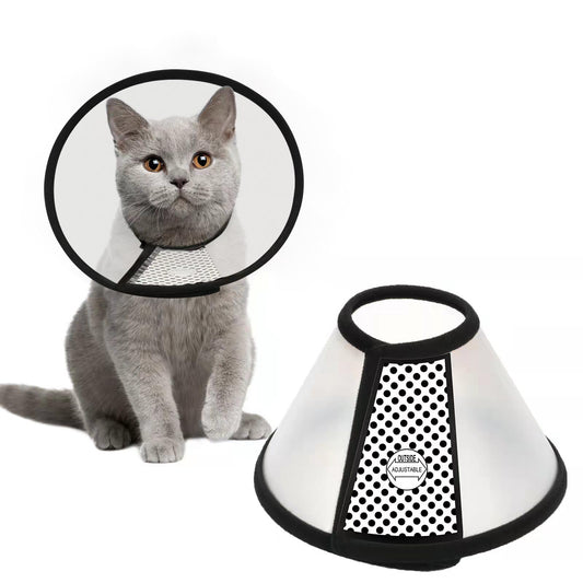 Cat Collar - Dog Cone - Anti-Lick Collar - Anti-Bite - Anti-Scratch - Adjustable - Soft Edge - Comfortable - V1189-WXF-260203-00423