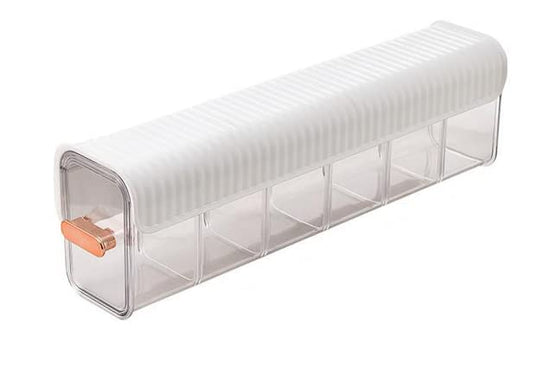 Underwear organizer - Sock organizer - Wardrobe organizer - Wall mounted - No drilling - Storage box with 6 V1189-WXF-260203-00426