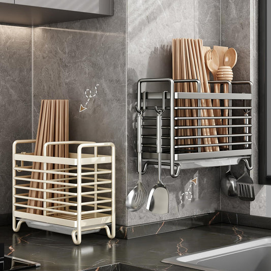 Cutlery Holder - Kitchen Organizer - Cutlery Tray - Countertop Organizer - Utensil Holder - Cutlery Rack - V1189-WXF-260203-00427