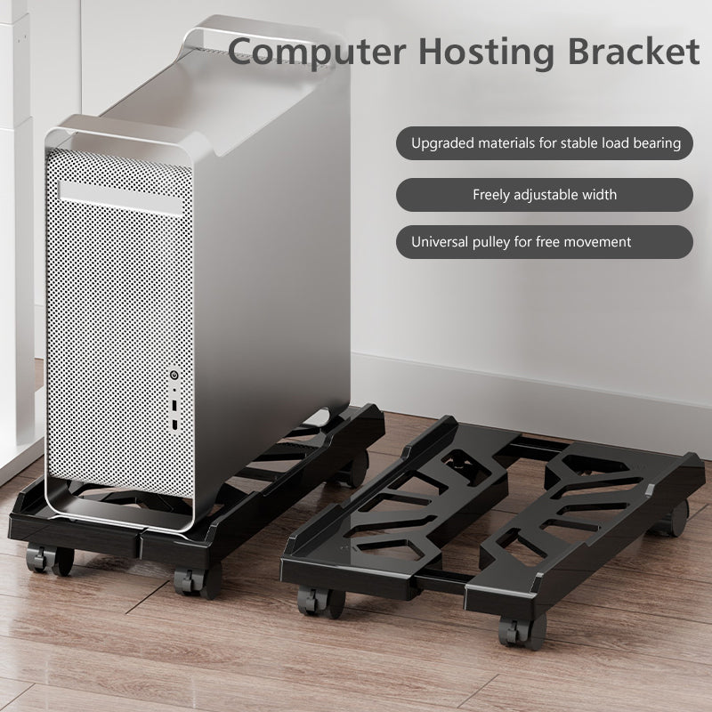 PC Stand with Wheels - Computer Holder - CPU Trolley - Mobile - PC Cart - Desktop Stand - Computer Case V1189-WXF-260203-00428