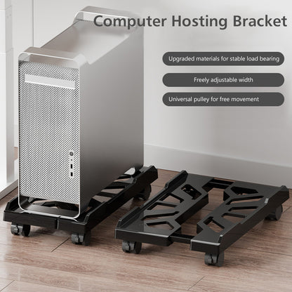 PC Stand with Wheels - Computer Holder - CPU Trolley - Mobile - PC Cart - Desktop Stand - Computer Case V1189-WXF-260203-00428