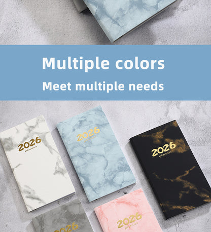 Pocket diary 2026 - A6 diary - Weekly planner - Yearly planner - Organizer - Planner book - 2026 diary for V1189-WXF-260203-00446