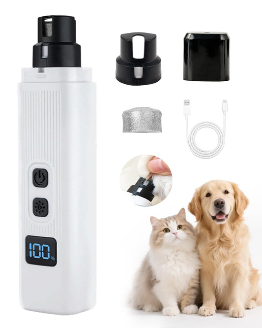 Dog Nail Drill - Electric Nail File - Cat Nail Trimmer - Pet Care - Paw Care - Nail Grinder - Dog Groomer - V1189-WXF-260203-00452