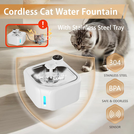 Cat Drinking Fountain - Water Fountain - Dog Drinking Bowl - Automatic Drinking Bowl - Cat Fountain - Dog V1189-WXF-260203-00472