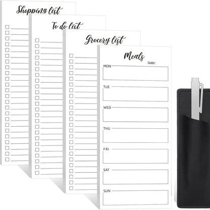 Magnetic Notepad Fridge - Grocery List - Weekly Planner - To Do List - Meal Planner - Memo Pad - Writing Pad V1189-WXF-260203-00479