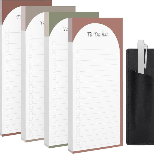 Magnetic Notepad Fridge - To Do List - Grocery List - Memo Pad - Task List - Writing Pad - Magnetic Lists - V1189-WXF-260203-00480