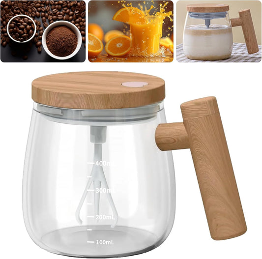 Self-Stirring Mug - Coffee Mug - Mixing Cup - Electric Mixing Cup - Automatic Stirring Cup - Milk Frother - V1189-WXF-260203-00507