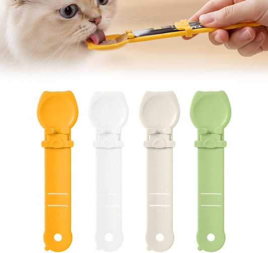 Cat Food Spoon - Cat Treats - Lick Snack - Liquid Snack - Feeding Spoon - Pet Supplies - Pet Accessories - V1189-WXF-260203-00516