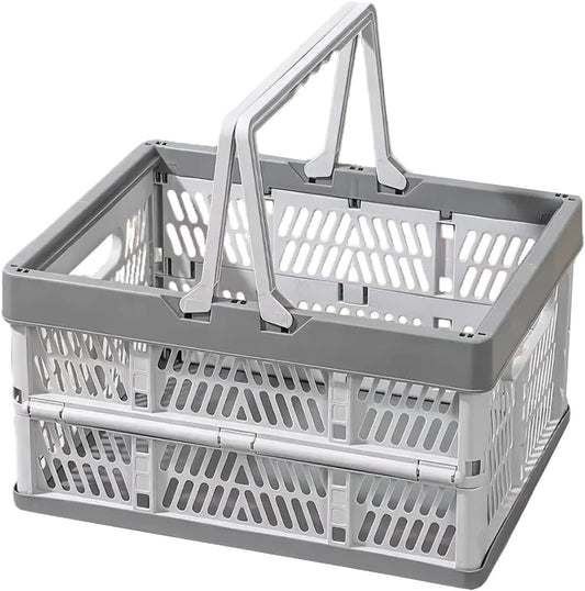 Folding Crate - Folding Crate - Shopping Basket - Storage Basket - Collapsible Basket - Shopping Crate - V1189-WXF-260203-00520