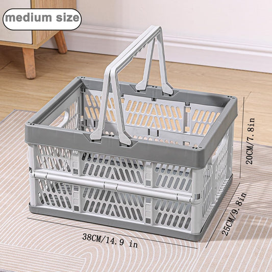 Folding Crate - Folding Crate - Shopping Basket - Storage Basket - Collapsible Basket - Shopping Crate - V1189-WXF-260203-00520