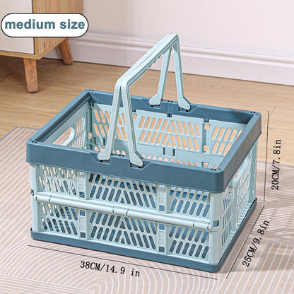 Folding Crate - Folding Crate - Shopping Basket - Storage Basket - Collapsible Basket - Shopping Crate - V1189-WXF-260203-00521
