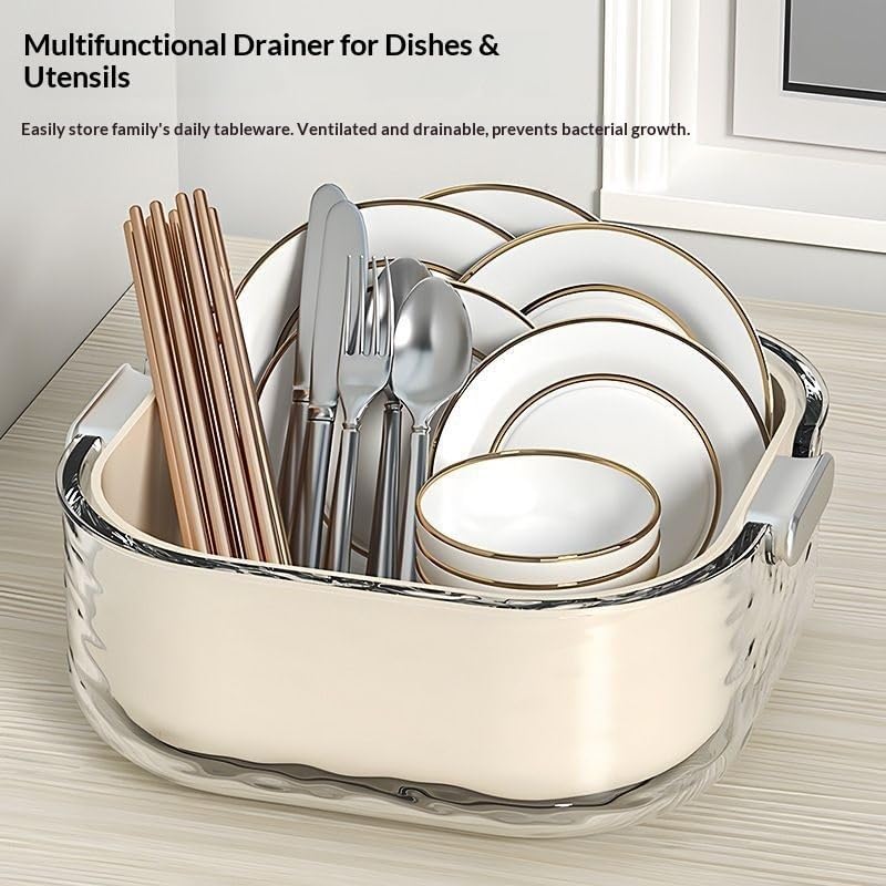 Colander - Kitchen Colander - Sieve - Fruit Basket - Vegetable Basket - Draining Set - Washing Colander - V1189-WXF-260203-00523