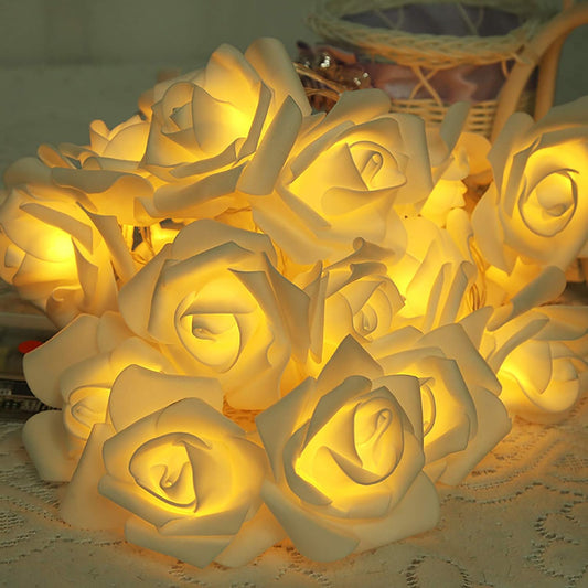 Rose Lights - Living Room Mood Lighting - LED Lights - Bedroom Decoration - Artificial Flowers - Wedding V1189-WXF-260203-00529