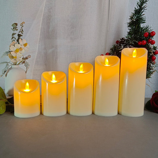 LED Candles - Pillar Candles - Indoor Mood Lighting - Flameless Candles - Candle Set - Electric Candles - V1189-WXF-260203-00535
